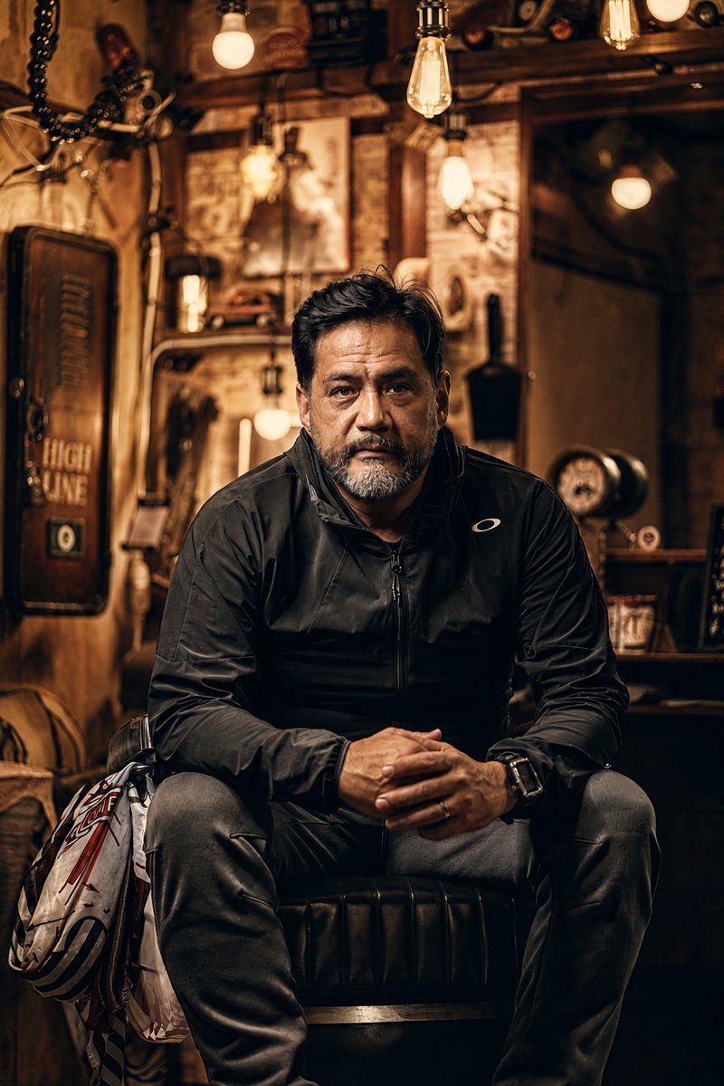 Marco Kaizen, barbeiro e fundador da Kaizen Barber Shop Japan