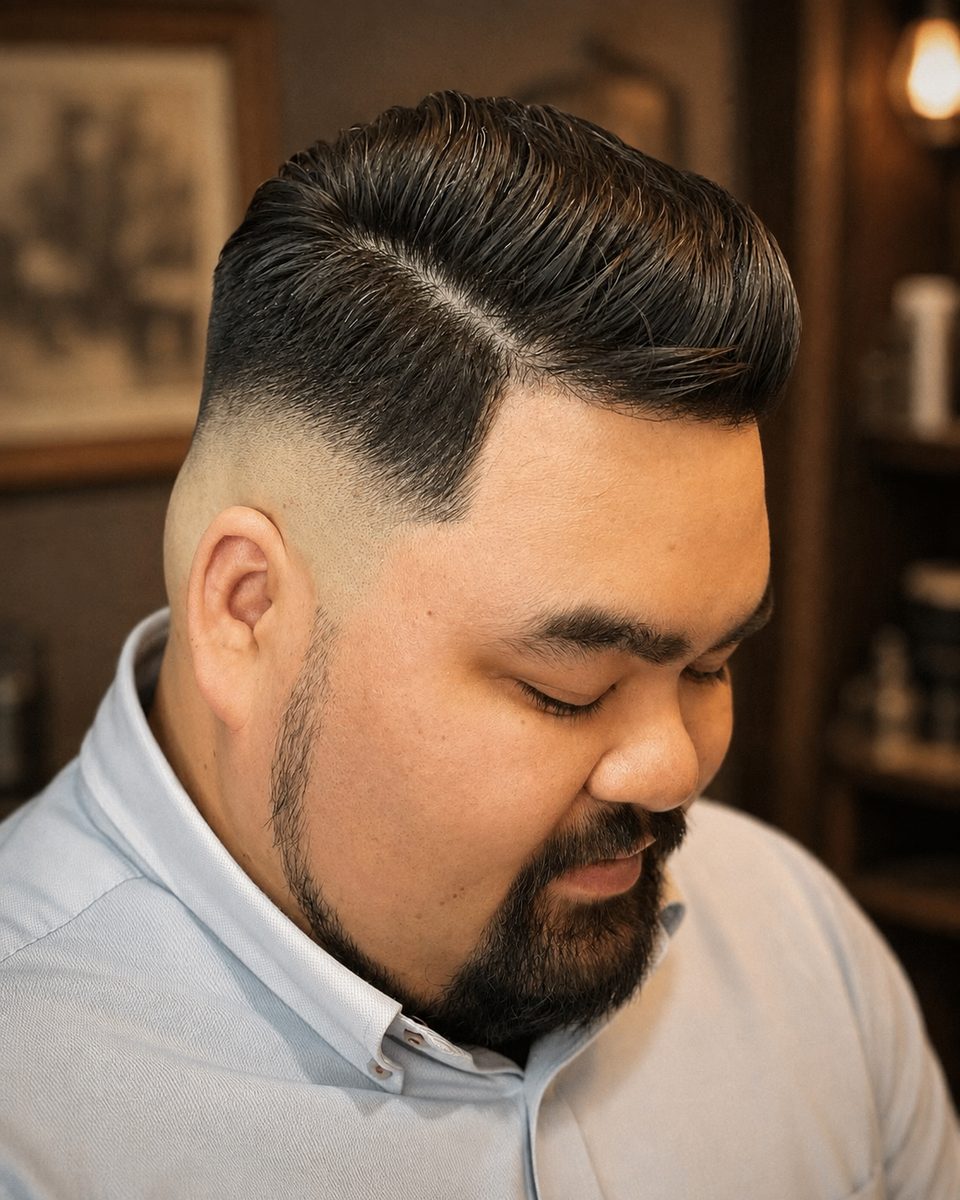 Corte na Kaizen Barber Shop em Anjo, Aichi